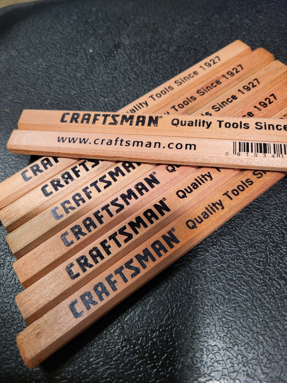 Craftsman Wood Carpenter Pencils Lot Of 8 7"